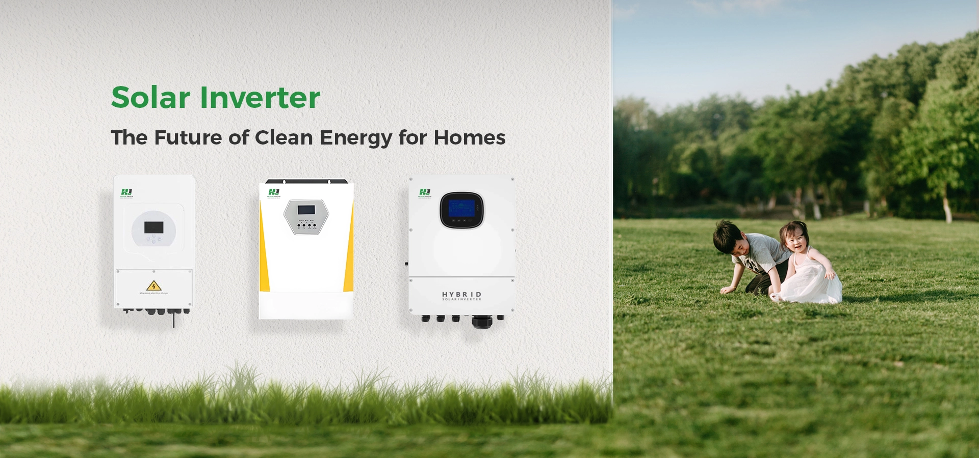 Solar inverter provides green, sustainable and clean energy for your family members.